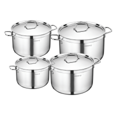 طقم قدور استيل كوركماز الفا 8 قطع